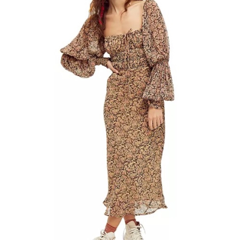 Free People Aglow Midi Dress